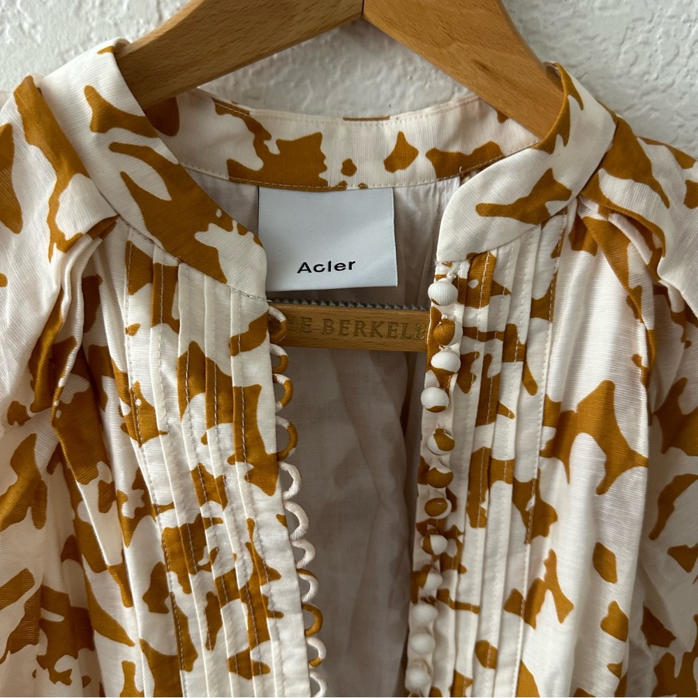 Acler Wolcott Dress Sienna Shadow size 2 - Picture 5 of 11